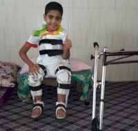 Gaza Boy Returns from UAE Following Treatment