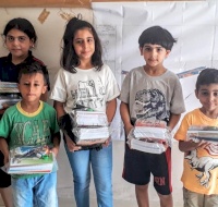 This week PCRF is distributing school supplies for children in Palestine.