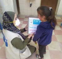 Humanitarian Distribution for Needy People Near Hebron