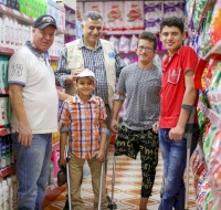 Gaza Amputees Get Food Relief
