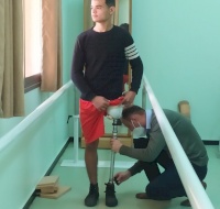 16-year-old Has a New Leg Built in Gaza