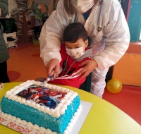 Majd from Gaza Celebrates his 8th Birthday Party
