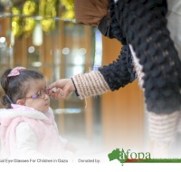  PCRF AND THE AUSTRALIAN FRIENDS OF PALESTINE ASSOCIATION Provide Eyeglasses in Gaza