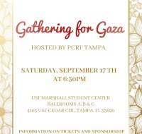 PCRF - Tampa Gathering For Gaza 2022