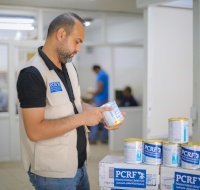 Special Milk Delivered for Babies and Children With PKU In The Gaza Strip