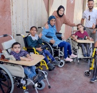 Wheelchair Distribution For Disabled Children In The Gaza Strip