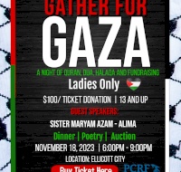 PCRF - Baltimore Gather for Gaza Ladies Fundraiser Dinner 2023