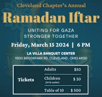 Cleveland Chapter Annual Ramadan Iftar Dinner 2024