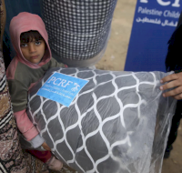 Blanket Distribution for Displaced Families in Rafah