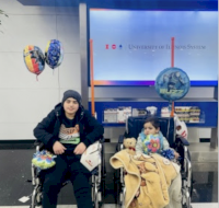 Chicago Welcomes Jood and Ayham from Gaza for Medical Treatment