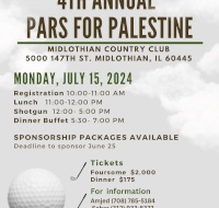 PCRF - Chicago Pars for Palestine 4th Annual Golf Benefit