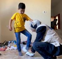 Shoe Distribution for Cancer Department Patients