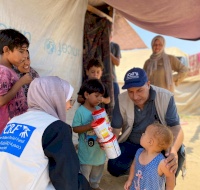 Diaper and Infant Formula Distribution for Displaced Families
