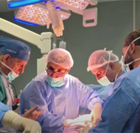 Conducting Kidney Transplant Mission at PMC, Ramallah
