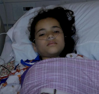 Gazan Girl Recovering from Surgery South Carolina