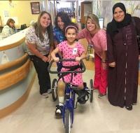 Gaza Girl Finishes Surgery, Starts to Learn to Walk