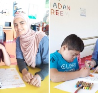 Volunteer Visits and Entertains Children at The Huda Al Masri Pediatric Cancer Dept