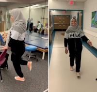 Palestinian Girl Continues Physical Therapy