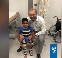 Palestinian Boy being Treated in Dubai Takes First Steps