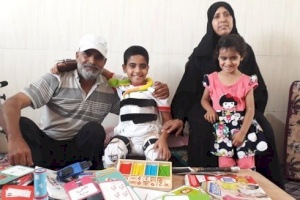 Gaza Boy Returns from UAE Following Treatment