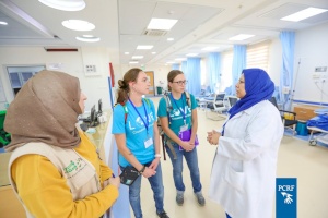 Volunteer American pediatric chemotherapy nurses visited Dr. Musa and Suhaila Nasir Pediatric Cancer Department in Gaza