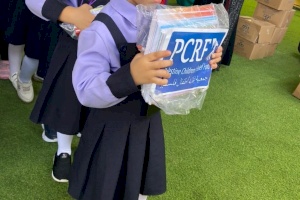 PCRF Distributes School Supplies To Kindergarteners