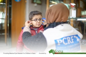 PCRF AND THE AUSTRALIAN FRIENDS OF PALESTINE ASSOCIATION Provide Eyeglasses in Gaza