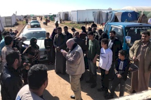 Warm Blanket Distribution For Syrian Families