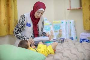 Medical Relief Supply Distribution For Children In The Gaza Strip
