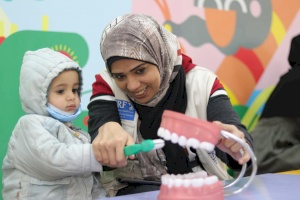 Gaza Pediatric Cancer Department Celebrates World Oral Health Day
