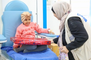 Eid Gifts For Children And Staff At Gaza Cancer Department