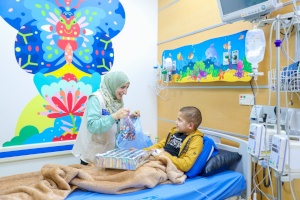 Eid Gifts For Children And Staff At Gaza Cancer Department
