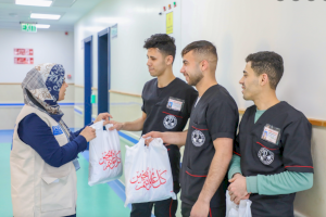 Eid Gifts For Children And Staff At Gaza Cancer Department
