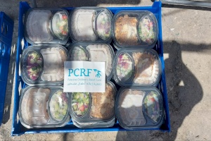 PCRF Provides Hot Meals to Displaced Families in Lebanon
