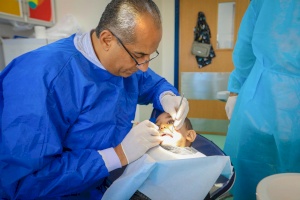 Local Dentists and Surgeons Provide Dental Care at Gaza Pediatric Cancer Department