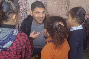 Mental Health Specialist Leading a Children’s Session in a Shelter, Northern Gaza
