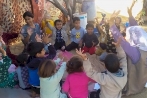 Psychological Support Session for Children in a Shelter, Gaza