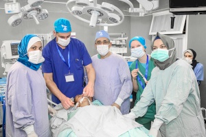 German Maxillofacial Surgery Team Operates in Gaza