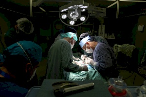 German Maxillofacial Surgery Team Operates in Gaza