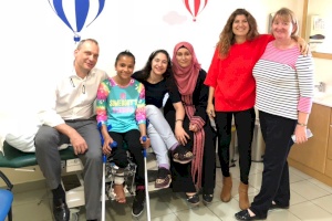 Gazan Girl Travels to UAE for Prosthesis