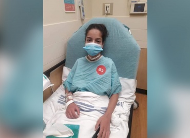 Palestinian girl sent to Cincinnati for surgery
