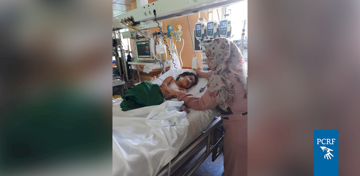 Pcrf Sends Iraqi Girl For Life Saving Surgery In Spain
