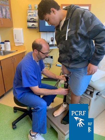 Injured Boy Gets New Leg in Portland