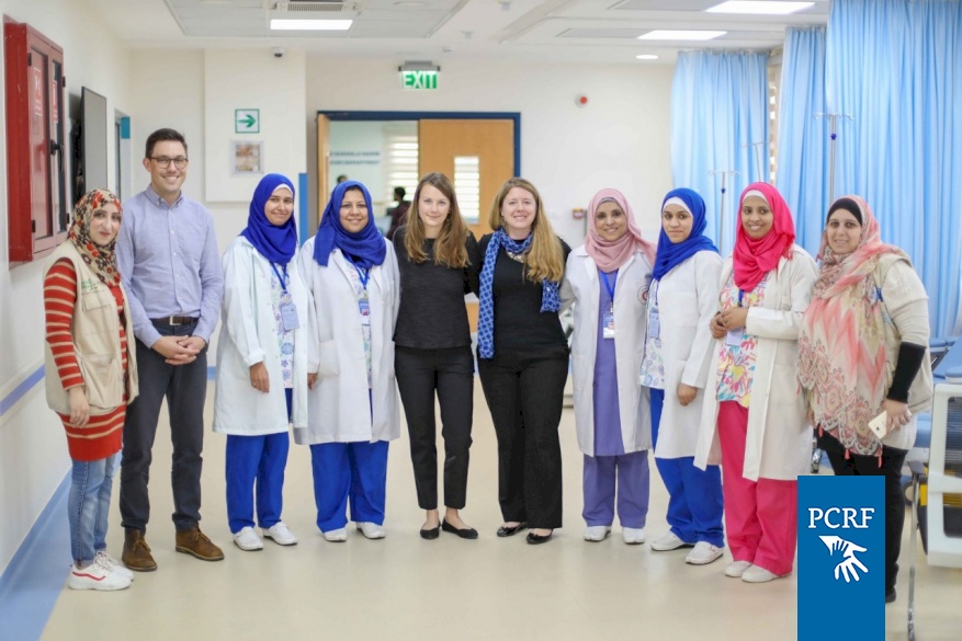Boston Life-Support Team Comes to Gaza Cancer Department to Train Local Staff
