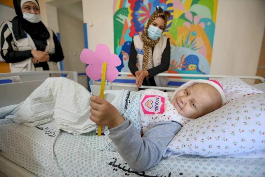Marwa from Gaza Gets Help in our Cancer Department