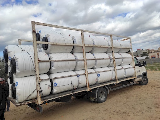 Fresh Drinking Water Distribution For Gaza Families