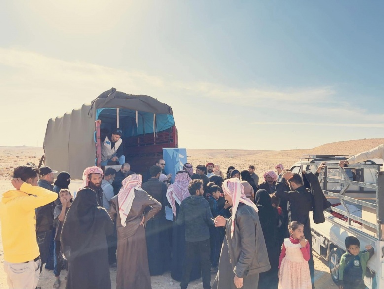 Food Parcel Distribution For Jordan Refugee Camps