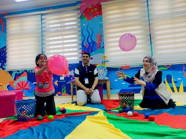 Mental Health Activities for Children and Caregivers at Gaza Cancer Department