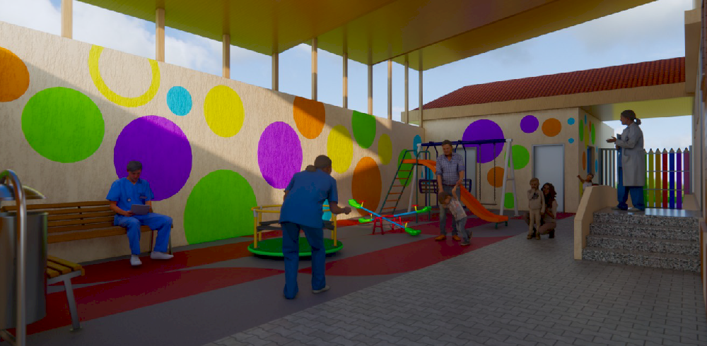 Building a Healing Space for Children At Al Ma'amadani Hospital, Gaza