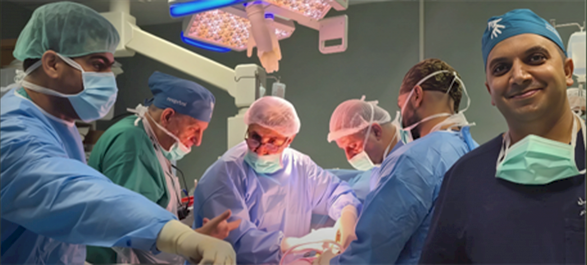 Conducting Kidney Transplant Mission at PMC, Ramallah